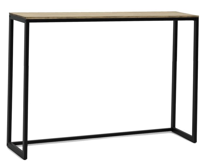 table mange debout 30x120x110 cm noir