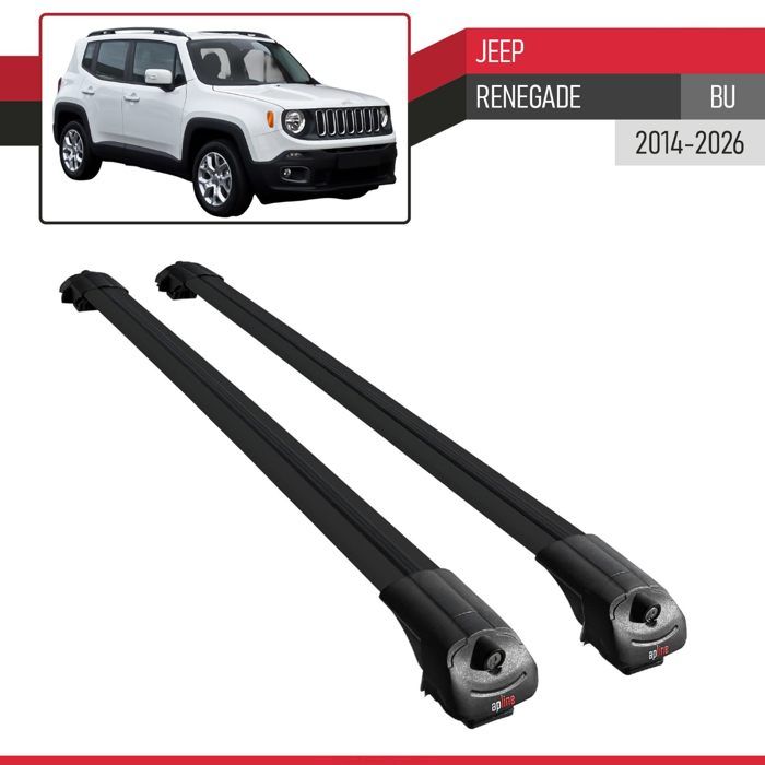 CLIM ART Adhes Deflectores de Aire para/Compatible con Jeep Renegade 2014-2026 SUV - Deflectors Ventanilla - Accesorios Coche -Derivabrisas -Deflectores de Viento -Cortavientos Ventana Coche - 4ud