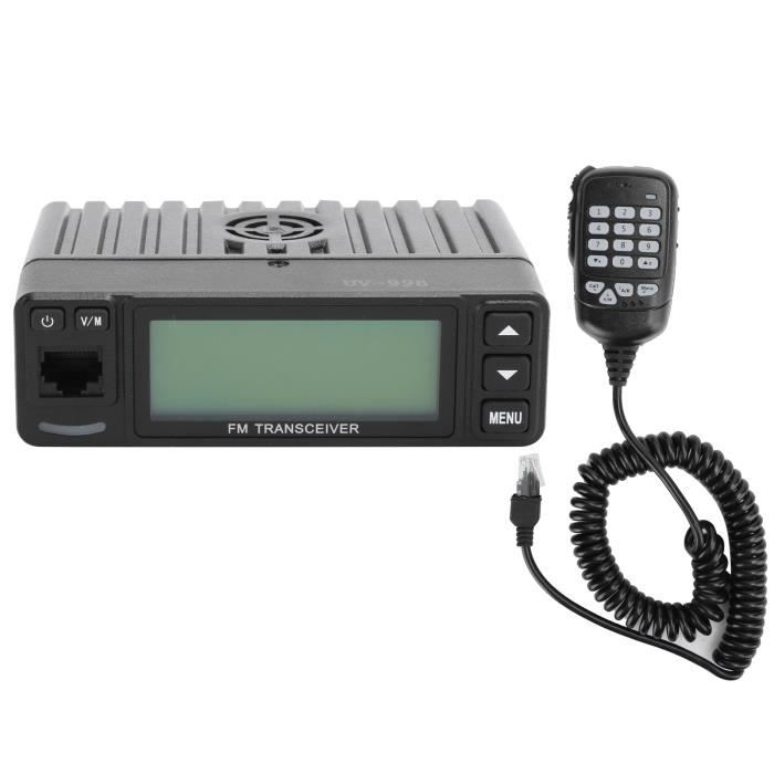 Tbest Émetteur-récepteur radio amateur VV-998 Mini 25W double bande VHF UHF  144 / 430MHz émetteur-récepteur mobile radio amateur - Cdiscount Téléphonie