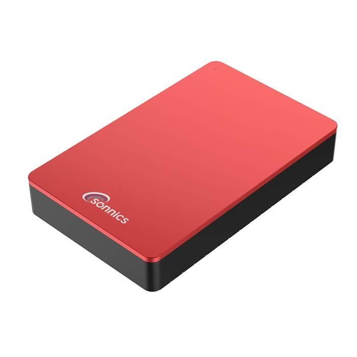 Sonnics Disque Dur Externe de Bureau USB 3.0 pour Une Utilisation avec  Windows PC, Mac, Smart TV, Xbox One et PS4 2 to Red - Cdiscount Informatique