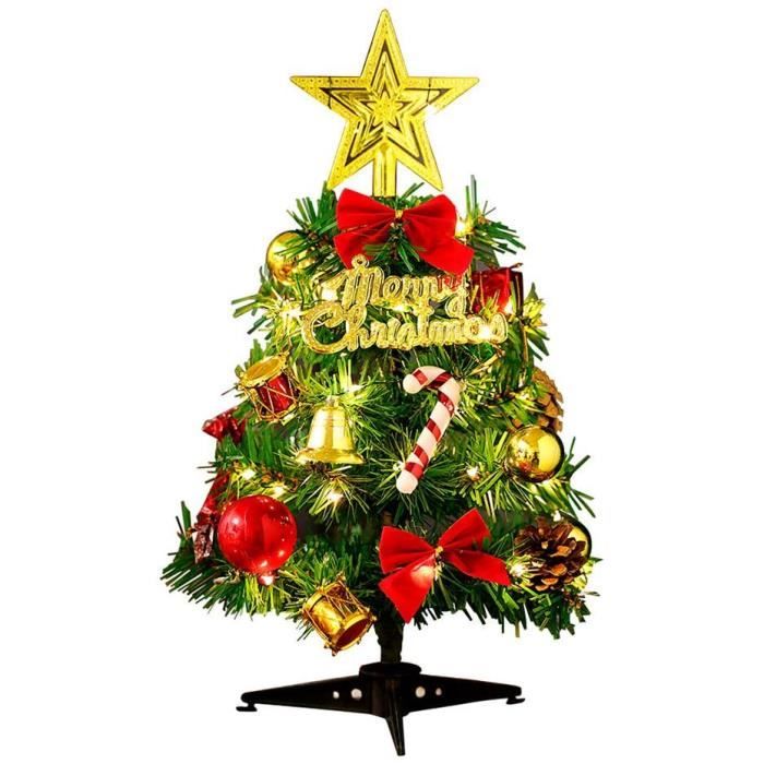 Sapin de noel artificiel de 30 cm,Mini Arbre de Noël,Miniature Decoration Table Intérieur,pour 