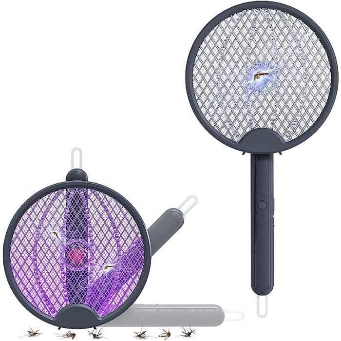Raquette Anti-Moustiques Électrique Rechargeable par LED,Produit de