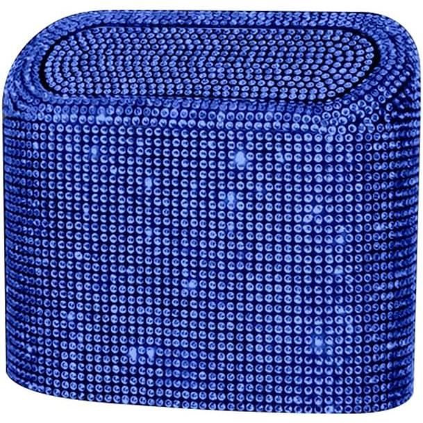 Poubelle Voiture Strass - Étanche, Avec Couvercle à Ressort - 16x14x6.4 Cm - Pour Garder L'Intérieur Propre - 4