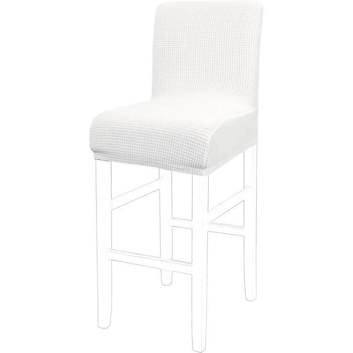 ZZDZW Couverture De Tabouret De Chaise Carré Extensible Housse De Tabouret Protection Couvre De Tabouret Housse Pour Salle à Manger Bureau Hôtel Mariage (Color : Light Green, Size : 2 Pièces