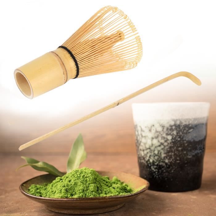 Ensemble de fouet à matcha - Fouet à matcha, cuillère traditionnelle