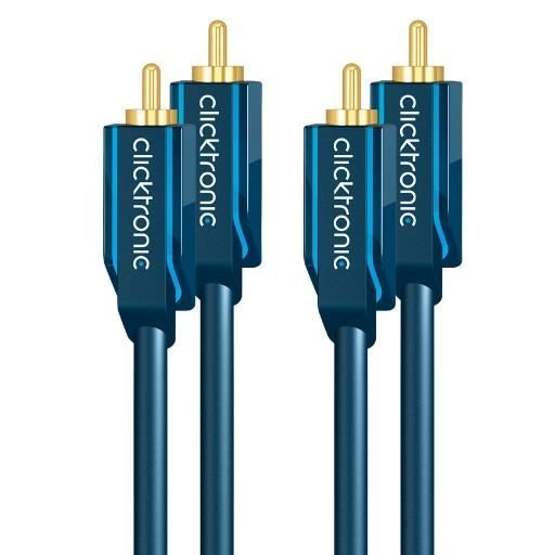 KabelDirekt Câble RCA 1m Audio Stéréo 2x2 Cinch - Qualité HiFi Home Cinéma