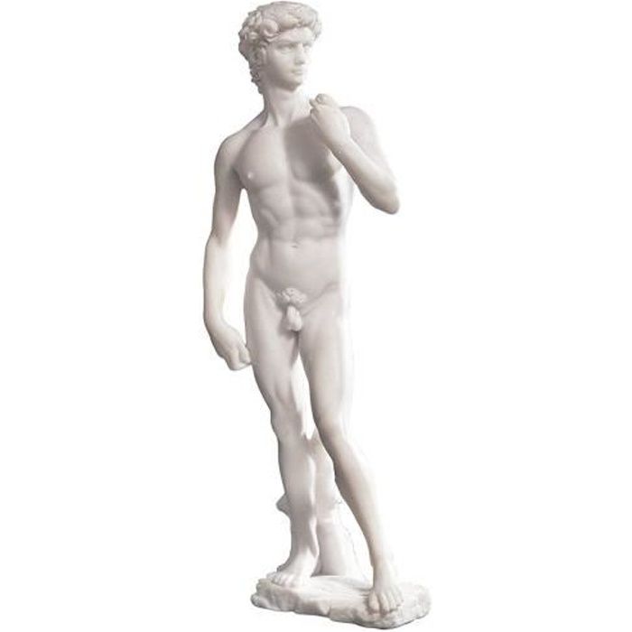 Statue David (1504) en résine de marbre - Design Toscano