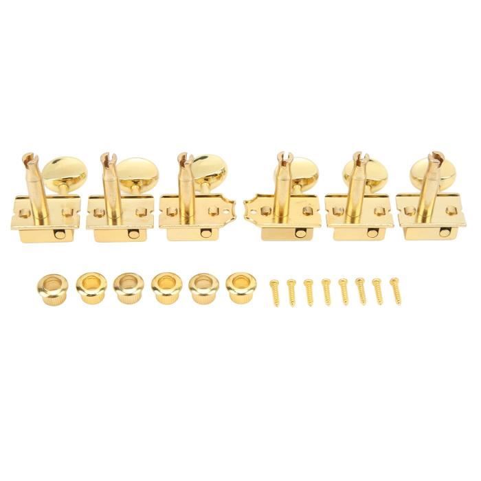 Têtes de machine à cordes pour guitare classique - PWSHYMI - Rapport d'engrenage 1:15 - Boutons Têtes de machine à cordes pour guitare classique - PWSHYMI - Rapport d'engrenage 1:15 - Boutons