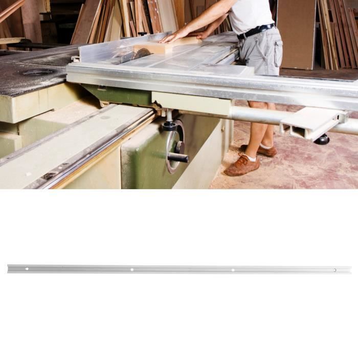 Lot De 2 Rails En T En Aluminium 300mm - Glissières Pour Scie Sur Table, Établi Bois