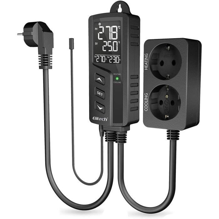 Régulateur de température numérique 12V