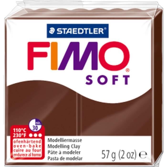 Pâte Polymère FIMO - Marron Chocolat - Avancé - Idéale pour Bijoux et Accessoires Fantaisies