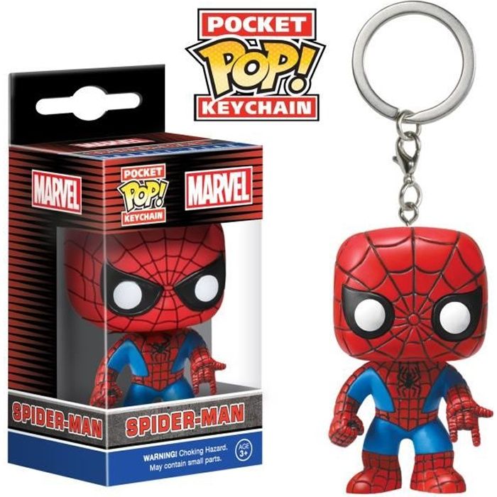Porte clé Funko Pocket Pop! Marvel : Spiderman