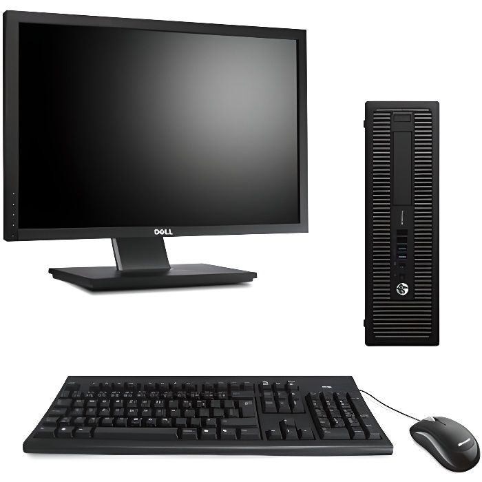 Pack HP ProDesk 600 G1 SFF – 8Go – 500Go SSD + Écran 22