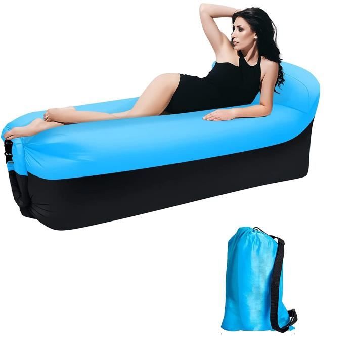 Lit à eau gonflable, hamac d'eau 4 en 1, hamac de piscine gonflable pour adultes et enfants, hamac de piscine gonflable (bleu) -A