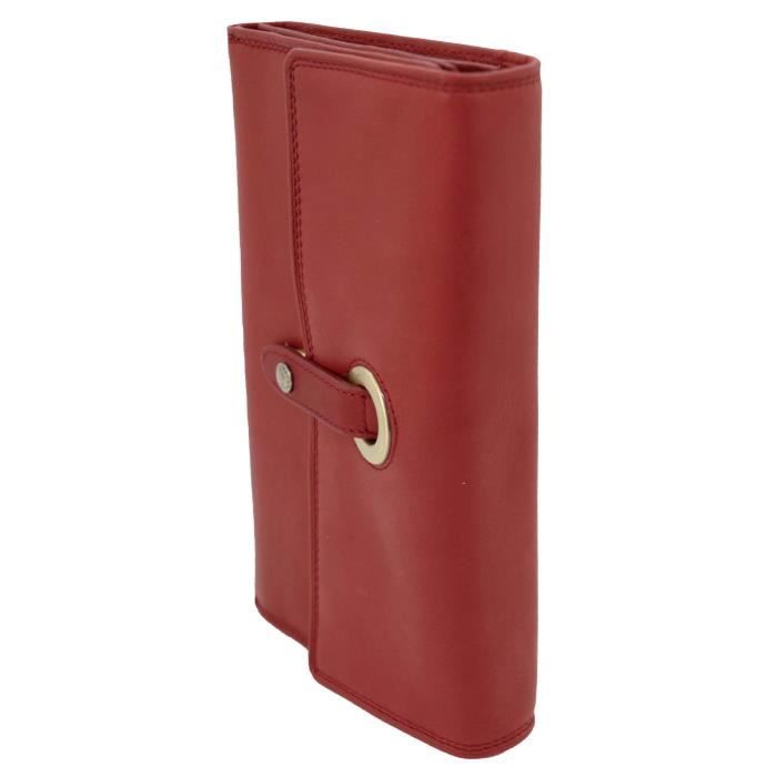 Porte Chéquier Cuir Femme Katana Compagnon/Porte-chéquier Cuir De