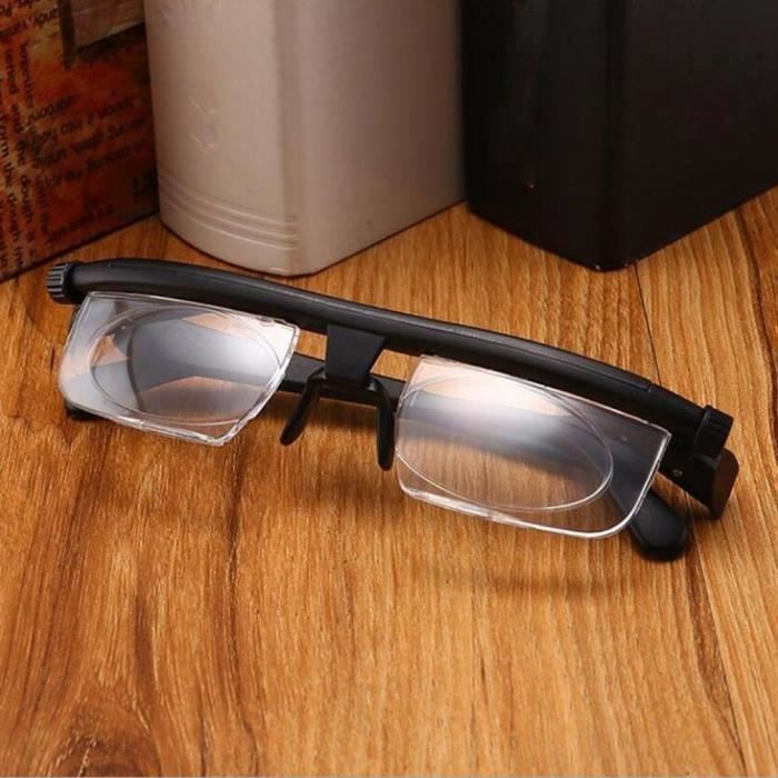 lunettes à degrés réglables correction de la mise au point myopie lunettes presbytes lunettes zoom lunettes de lecture loupe