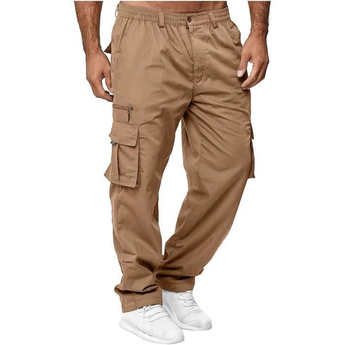 Pantalon De Chasse Homme Sweat Pants Homme Cargo Pantalon Noir