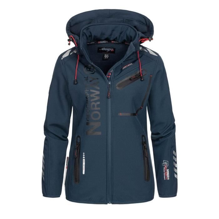 Veste Softshell Marine Femme Geographical Norway Reine