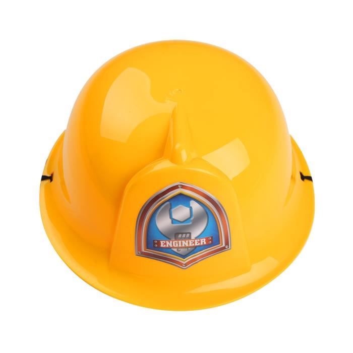 Lot De 2 Casques De Pompier Enfant – Doublure Réglable – Rouge Et Jaune – Cosplay, Halloween Et Jeux De Rôle