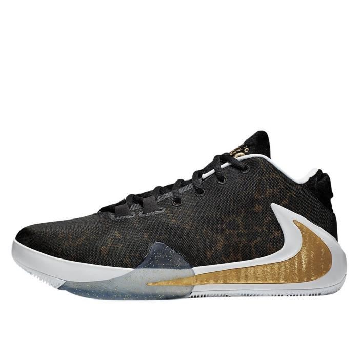 Chaussures de Basket-ball - NIKE - Zoom Freak 1 - Noir - Respirant - Indoor Chaussures de Basket-ball - NIKE - Zoom Freak 1 - Noir - Respirant - Indoor