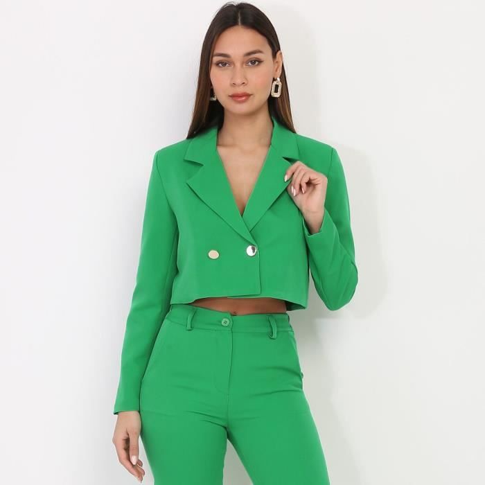 Veste shop courte verte