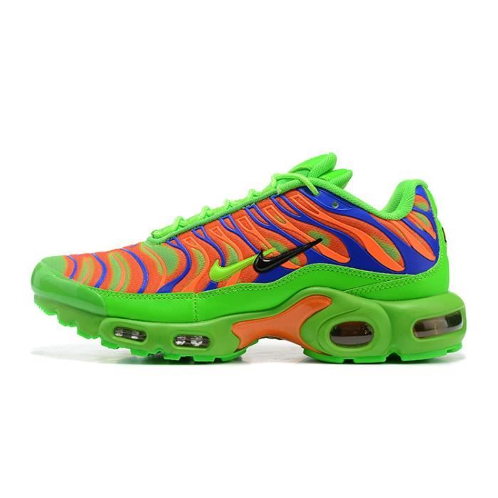Baskets Nike Air Max TXT Plus TN Homme Chaussures EntraÃ®nement de Sport Vert Orange Bleu Vert 