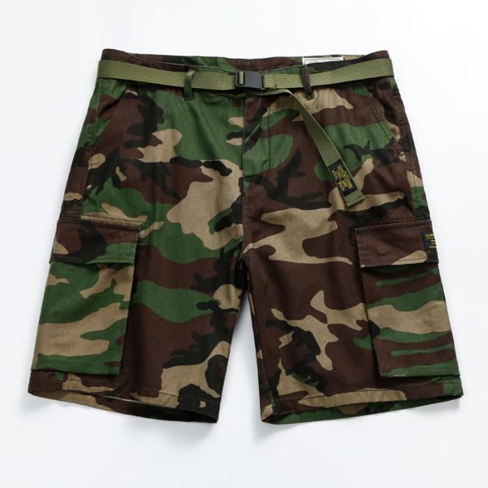 Short De Combat Camouflage Homme – Pantalon Court Décontracté, Neuf Avec étiquettes