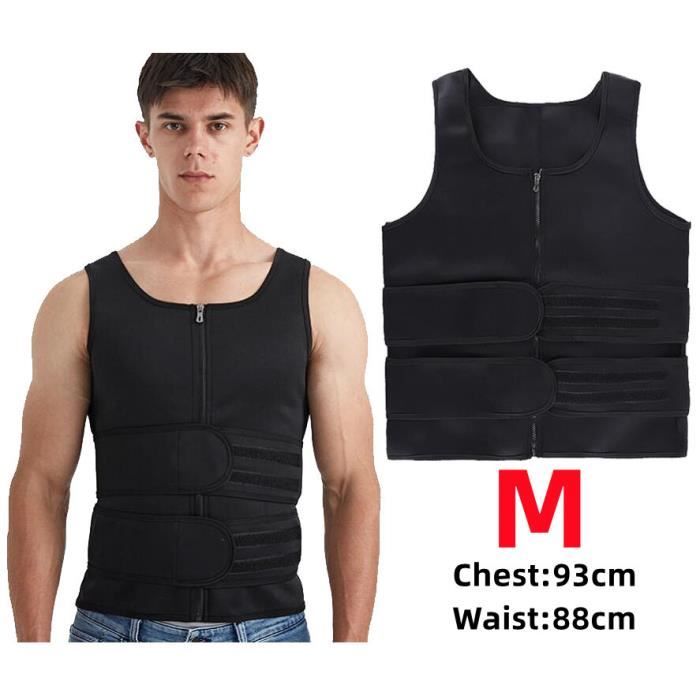 Gilet De Sudation Homme Sauna Néoprène Pour Minceur Perte De Poids