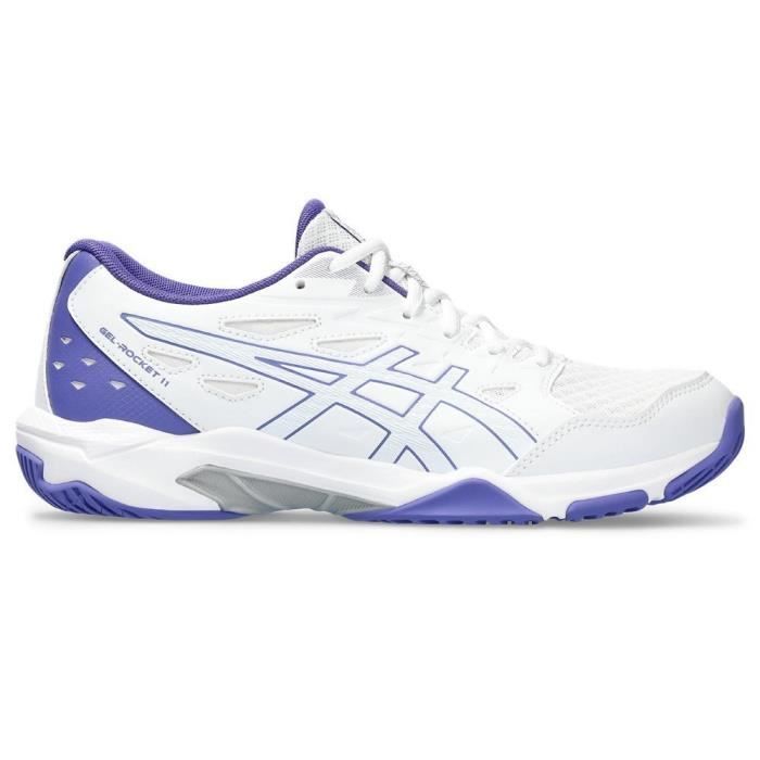 Chaussures ASICS Gel Rocket 11 Blanc,Bleu marine - Femme/Adulte