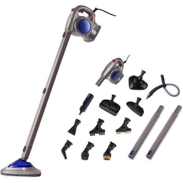 Nettoyeur Vapeur Multifonction Waitbird 21 Accessoires - Chauffage Rapide 120°C, Réservoir 1,1L - Pour Sols, Canapés, Vitres, Voiture, Sans Produits Chimiques