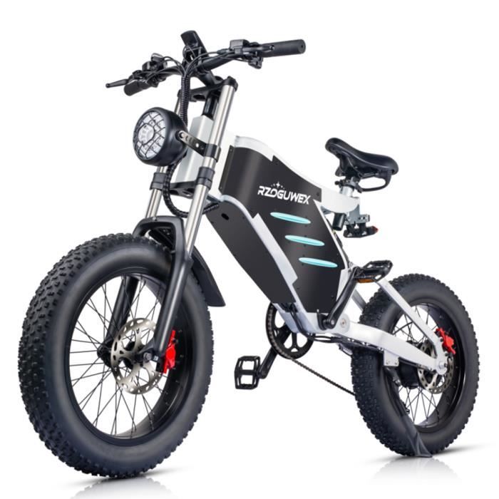 Vélo électrique 20 RZOGUWEX X5 - Batterie Amovible 48V 25AH - 1000W 50KM/H  - Frein hydraulique - Fourches hydrauliques - VTT Vélo - Cdiscount Sport