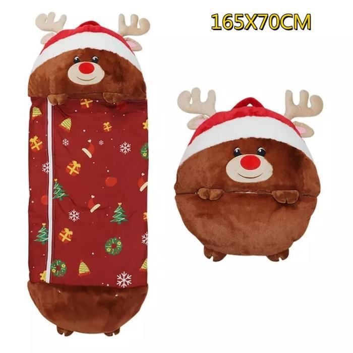 Happy Nappers – Peluche Transformable En Sac De Couchage Avec Oreiller Pour Enfant, Plusieurs Modèles D'animaux