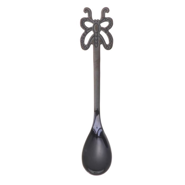 Cuillère-Fourchette Robuste Léger Cuillère Fourchette en Acier Inoxydable Portable La Créativité Cuillère-Fourchette Fruit Salade Pâtes pour Fruits,Glaces,Desserts,Plats de Pâtes Ensemble de 10 Pièces