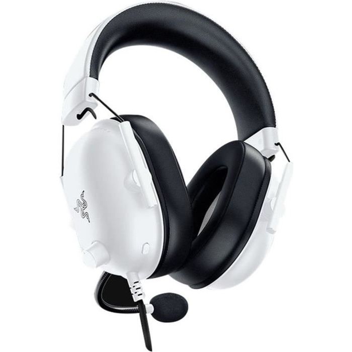 Casque gaming RAZER BLACKSHARK V2 X WHITE - Canal 7.1 filaire