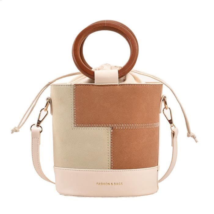 Sac Vintage En Cuir ROMEA LATORRACA - Sac Seau Avec Bandoulière, Style Militaire, Occasion