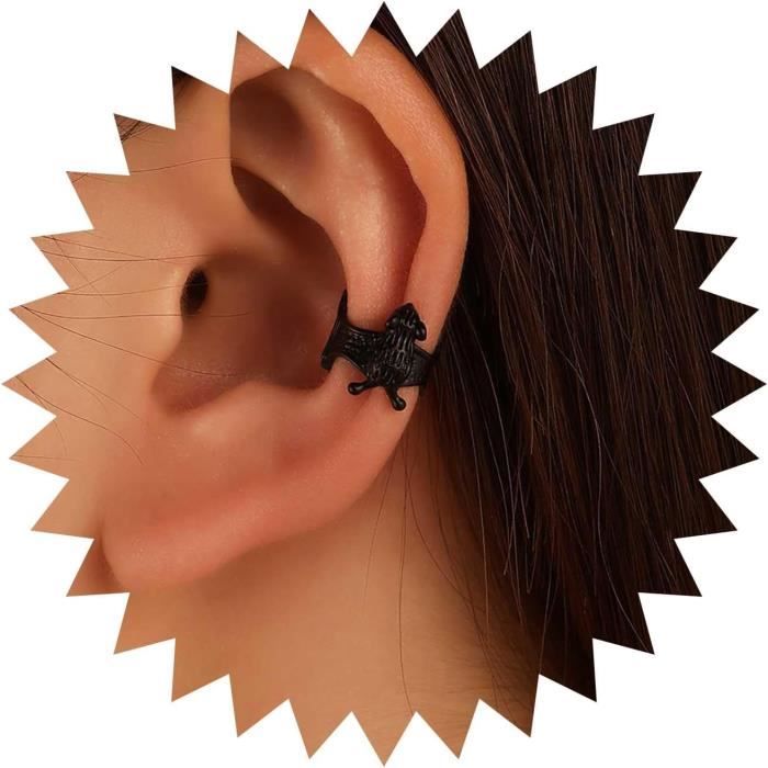 Boucles D'oreilles Gothiques/punk Chauve-souris - Gris Et Noir, Acier Inoxydable (neuf Avec étiquettes)