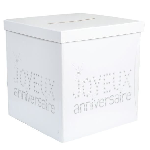 Urne Joyeux Anniversaire Blanche X1 Ref 4012 Achat Vente Urne Decorative Prolongation Soldes Cdiscount