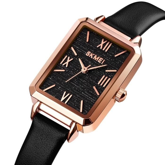 Montre femme marque de luxe 2021 quartz simple étanche carre