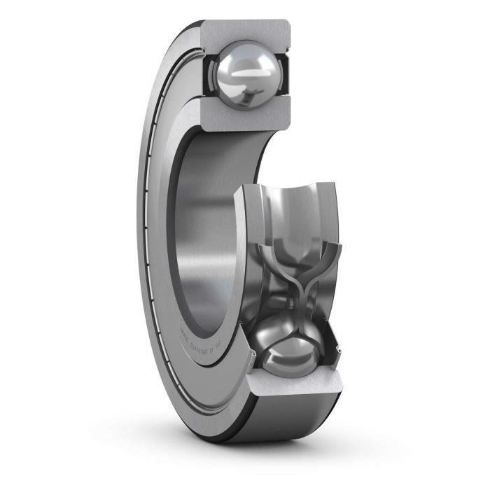 Roulement à Billes SKF 607-2Z/C3 - Alésage 7mm, Extérieur 19mm - Pour Charges Radiales/axiales - Utilisation Polyvalente