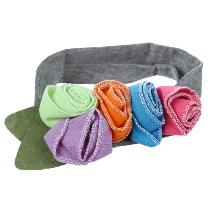 Bandeau De Fleur Pour Bebe Fille Coiffure D Enfant En Bas Age Multicolore Achat Vente Bandeau Serre Tete Bandeau De Fleur Pour Bebe Cdiscount