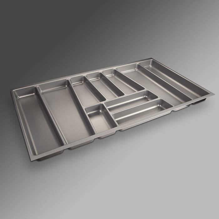 so-tech® range-couverts orga-box ii pour nobilia tiroir de 90 (462 x 805 mm) gris argenté:  cuisine & maison
