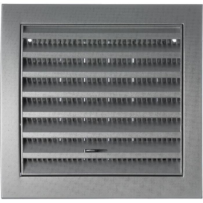 Grille D’Aération Aluminium Réglable 150x250 Mm – Ventilation Armoire, Meuble, Salle De Bain - 5