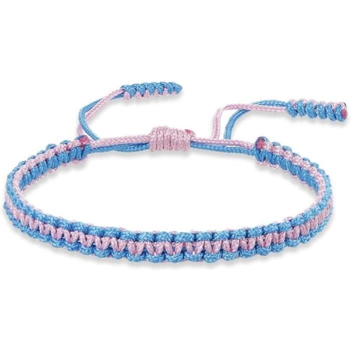 6 Bracelets Amitié Perles Rocaille Réglables - Tresse Main Bohème | Cadeaux Filles Femmes