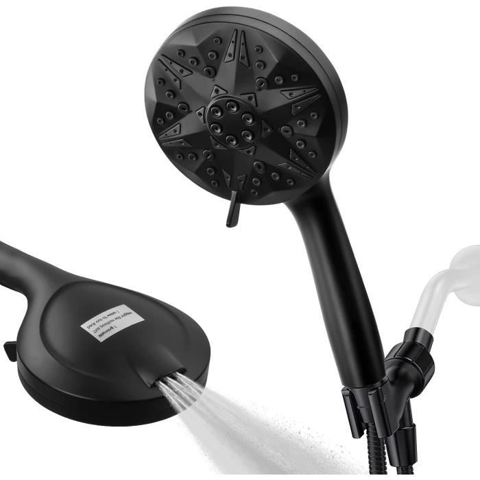 Pommeau De Douche à Main Pour Camping-car - 3 Modes (massage, Jet, Pluie) Avec Interrupteur Marche/arrêt - Tuyau 1.5m
