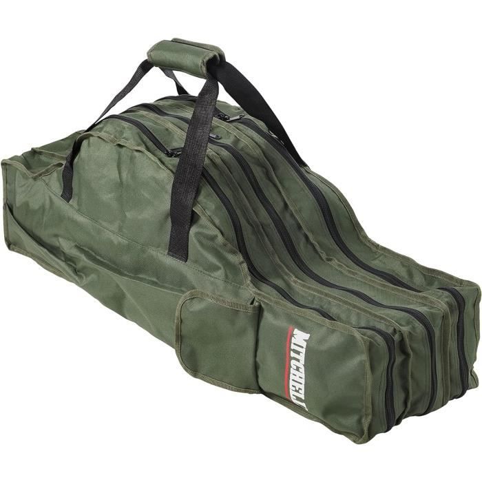 Sac Pour Canne à Pêche En Tissu Oxford Rose - Longueur 130cm, Pliable, Léger Et Résistant - 3