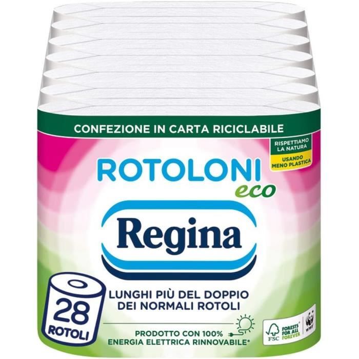 Regina Rouleaux Eco Papier Toilette à 2 Voiles, 500