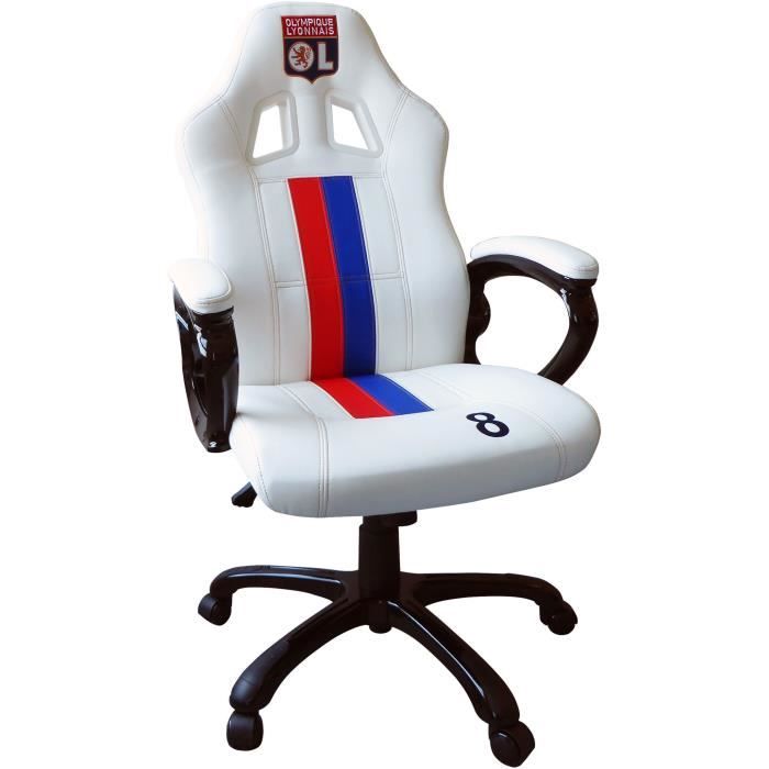 Siege Gaming Olympique Lyonnais Subsonic Achat Vente Siege Gaming Siege Gaming Ol Cdiscount