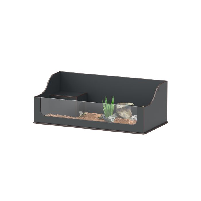 Meilleurs prix pour Terrarium Tortue Terra Tortum 100 - Terratlantis - Rectangulaire - Bois - Eclairage