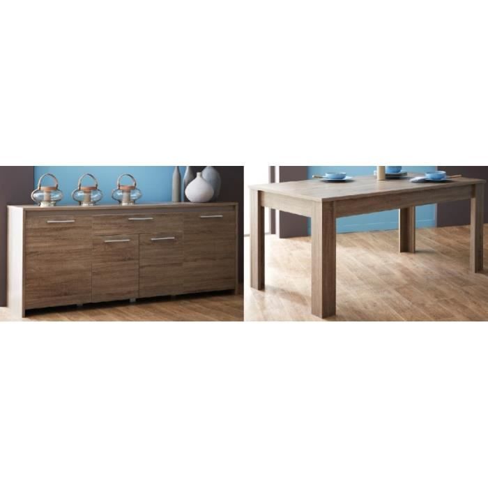 Ensemble Sejour Design Chene Orlando Achat Vente Salle A