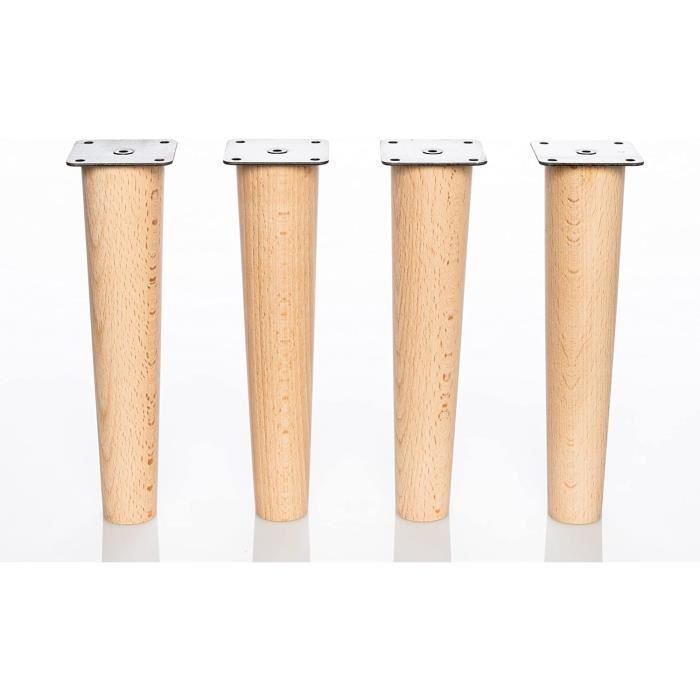 Lot De 10 Lattes En Bois De Hêtre Massif - 50 Cm X 10 Cm X 1 Cm - Naturel, Pour Bricolage Et Menuiserie